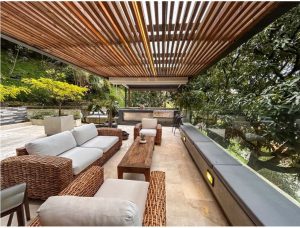 Beautiful Terrace with gorgeous plant life